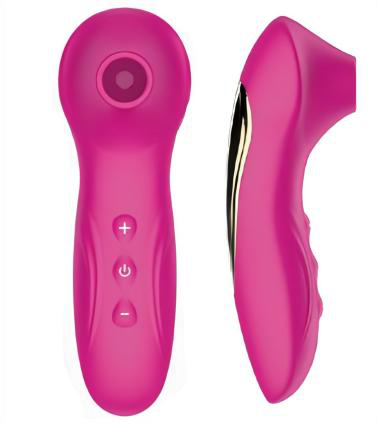 Silicone Vibrator with Suction 116mm