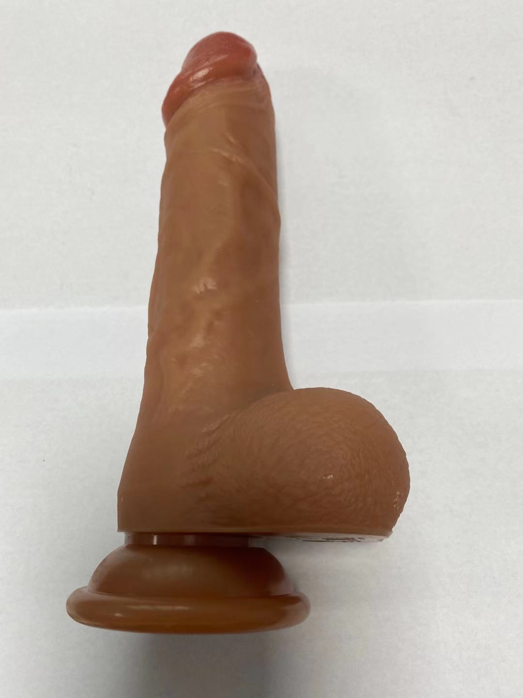 Manual 2-Layer Silicone Massager 21cm - Dildos