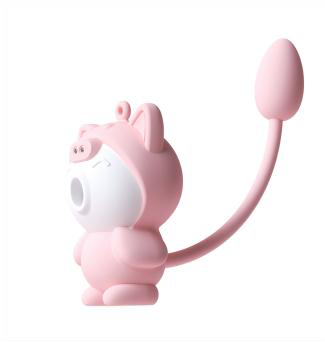 Vibrator with Suction Tail 8cm