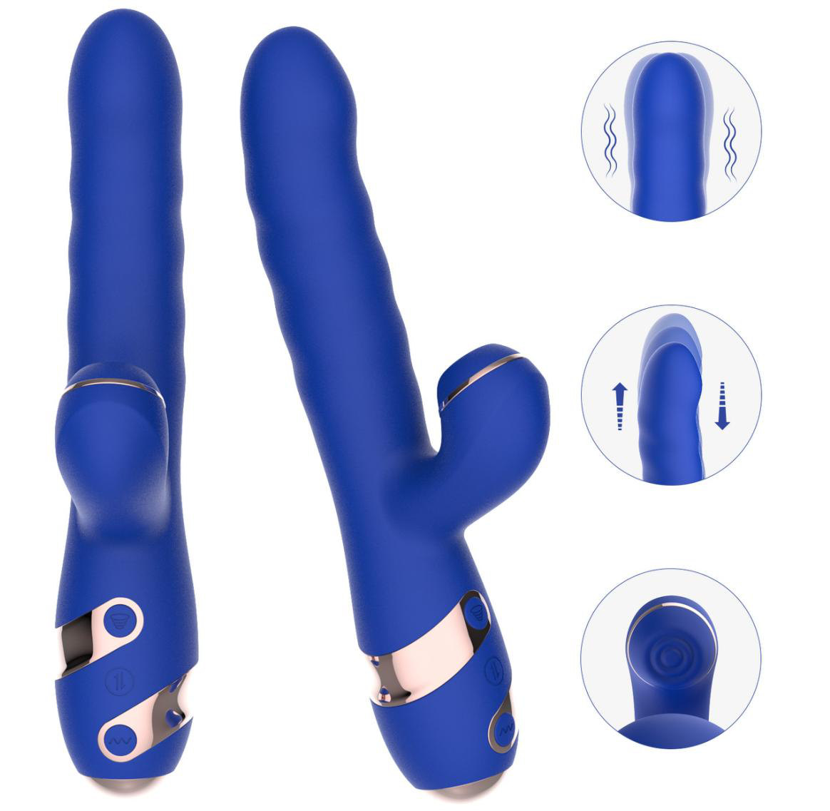 Tapping & Thrusting Rabbit Vibrator — Cecilia