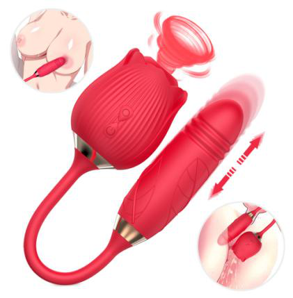 Sucking & Thrusting Vibrator