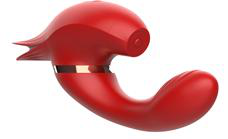 Flapping Vibrator with Rotation