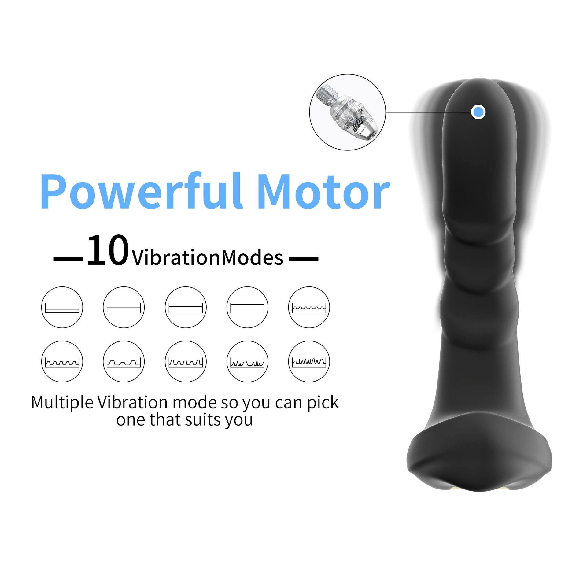TB-A259 Remote Control Prostate Massager