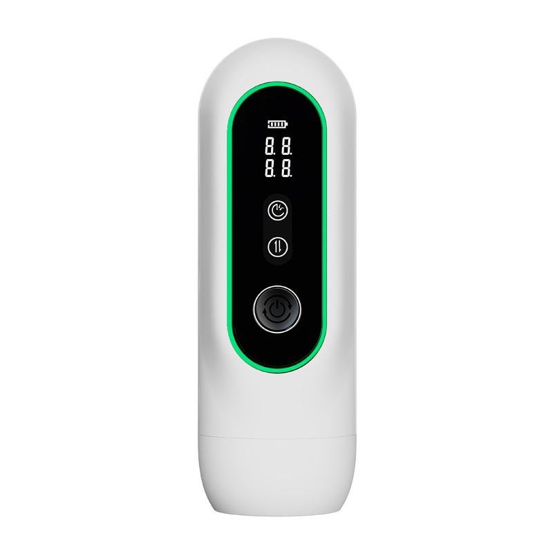 TB-A308B Prostate massager with Cock ring features vibration, thrusting and electro discharge