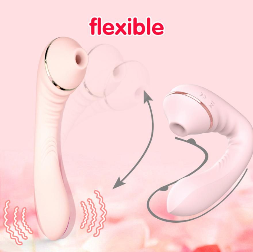 Sucking Vibrator with 10 Vibrations - Suction