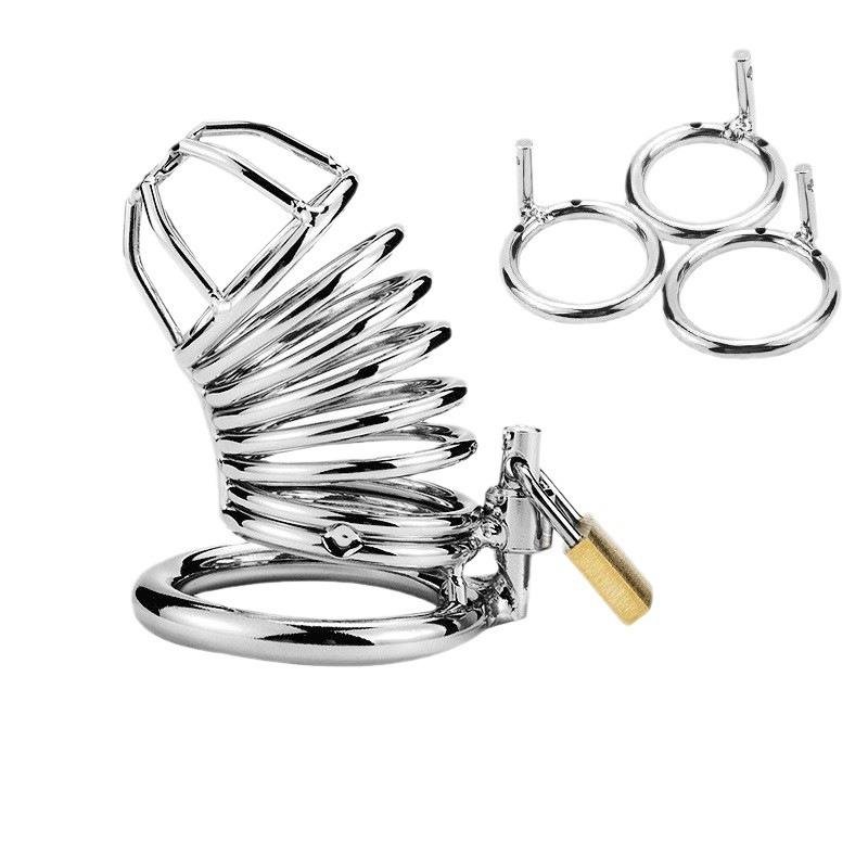 TB-E242 Stainless steel anal beads with electro cable