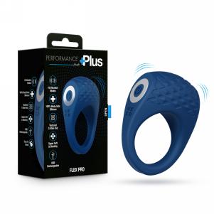 Flex Pro Vibrating Cock Ring - Blue — 2
