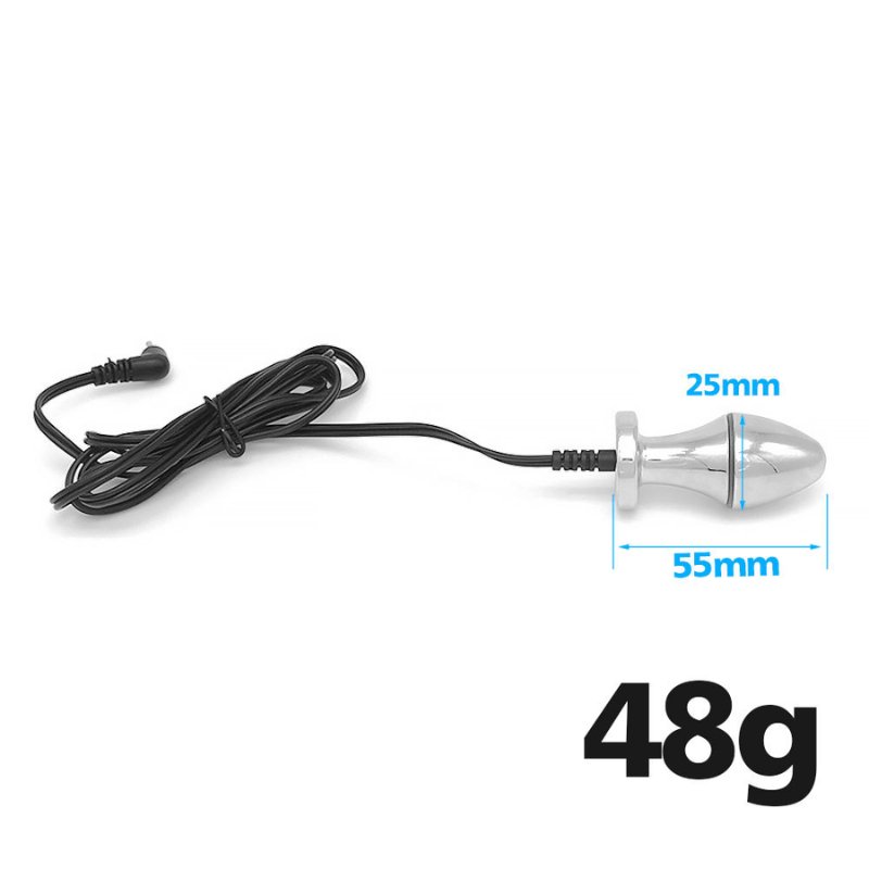 TB-E252 electro-conductive stainles steel anal plug
