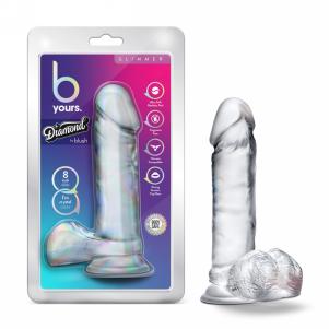 Diamond Glimmer Clear Dildo — 2