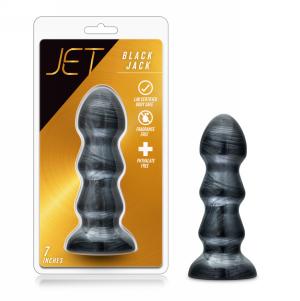 Black Jack Dildo - Carbon Metallic Black