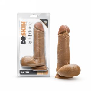 Dr. Paul - 7.25 Inch Dildo With Balls - Tan — 2