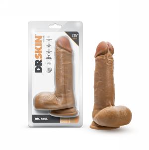 Dr. Paul - 7.25 Inch Dildo With Balls - Tan