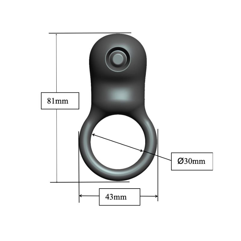 TB-A443 ClitPulse Duo 6 Modes Of Clitoral Sucking and Stimulation C-ring With Clitoral Stimulation