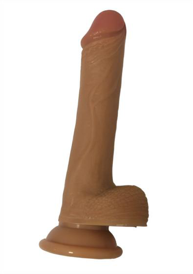 22cm Dual-Layer Liquid Silicone Dildo - Realistic