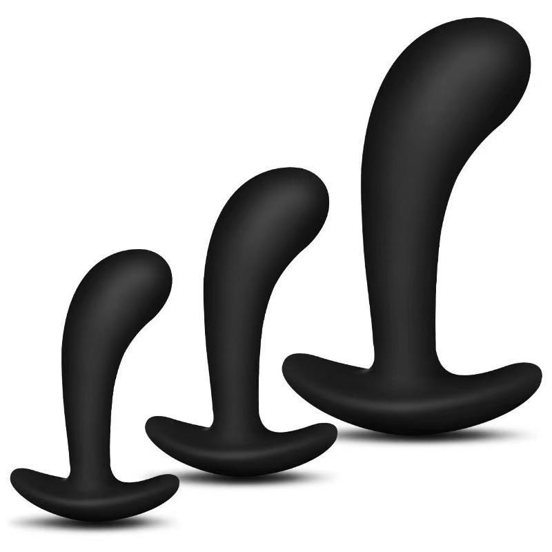 Silicone Anal Plug (Black)