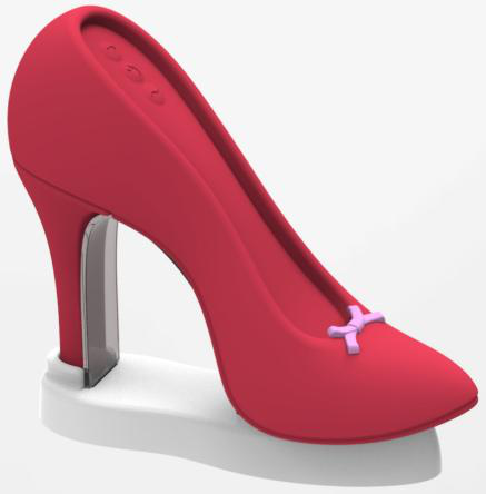 Large High-Heeled Shoe Vibrator