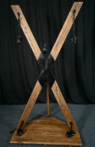 Retro X-Shaped Floor-Standing Frame