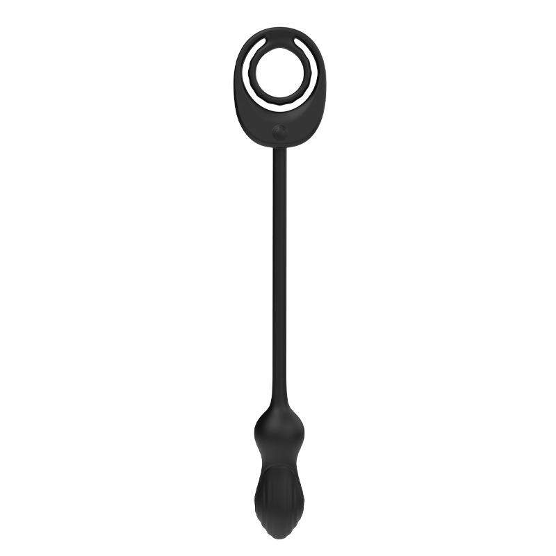 TB-C373 Vibrating anal beads with attached cock ring and wireless control