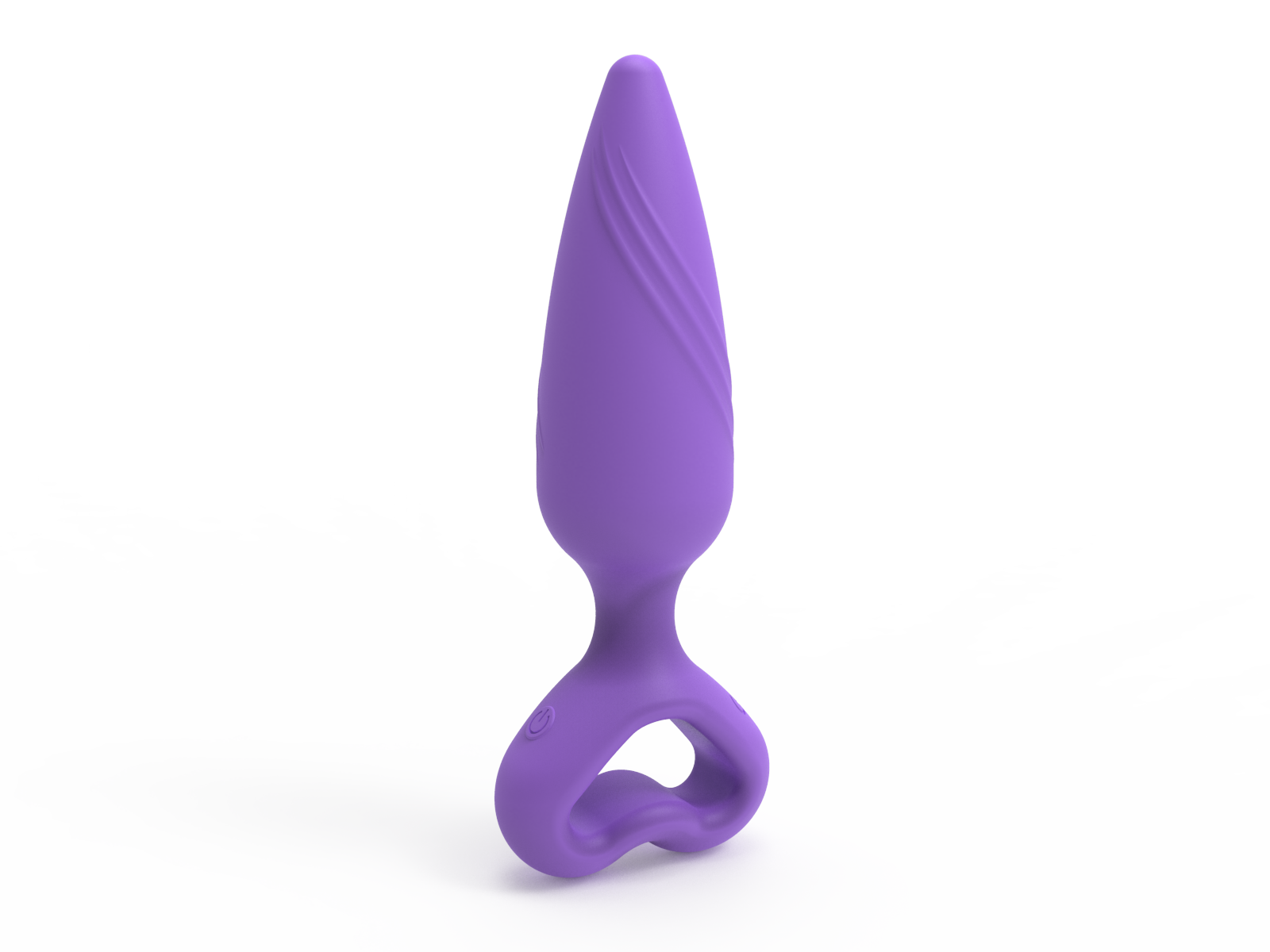 All-inclusive rubber boneless vibrator anal plug