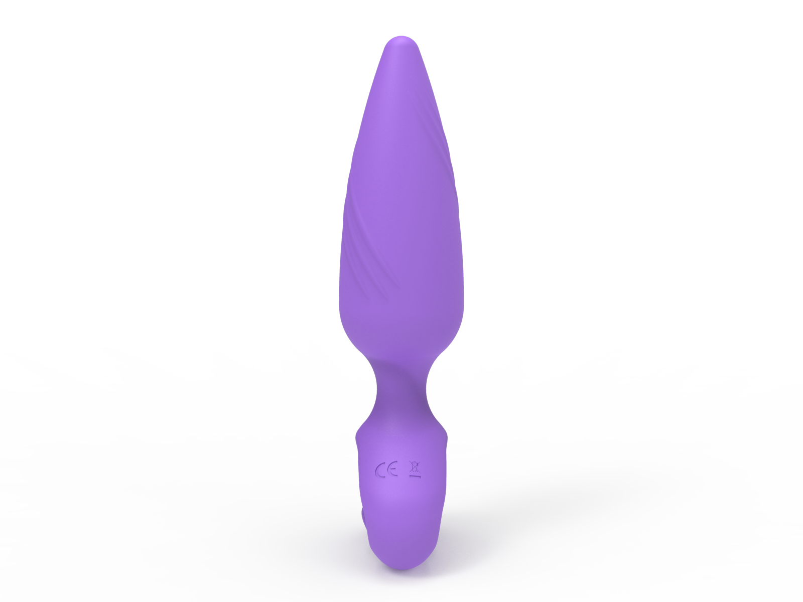 All-inclusive rubber boneless vibrator anal plug
