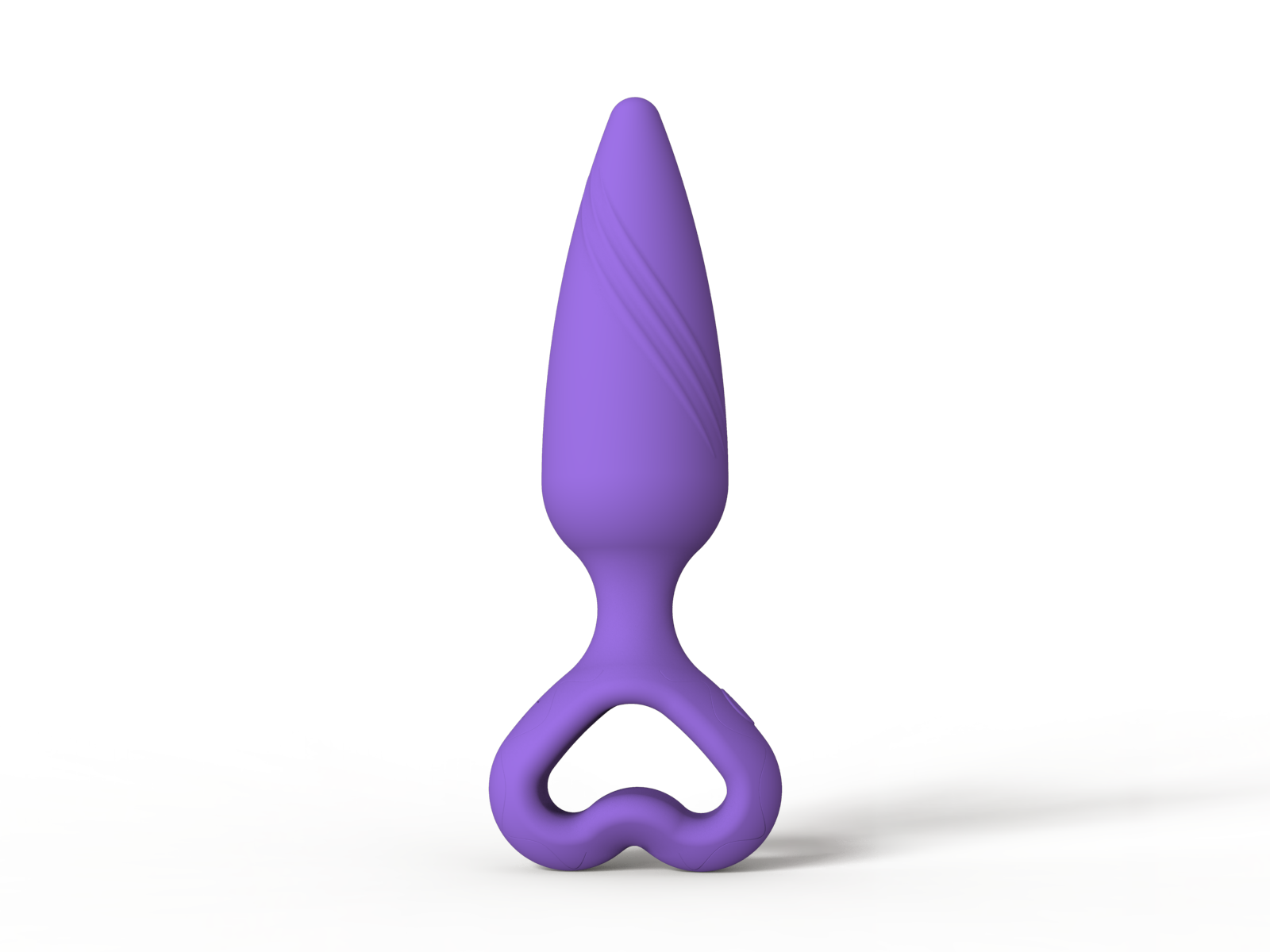 All-inclusive rubber boneless vibrator anal plug