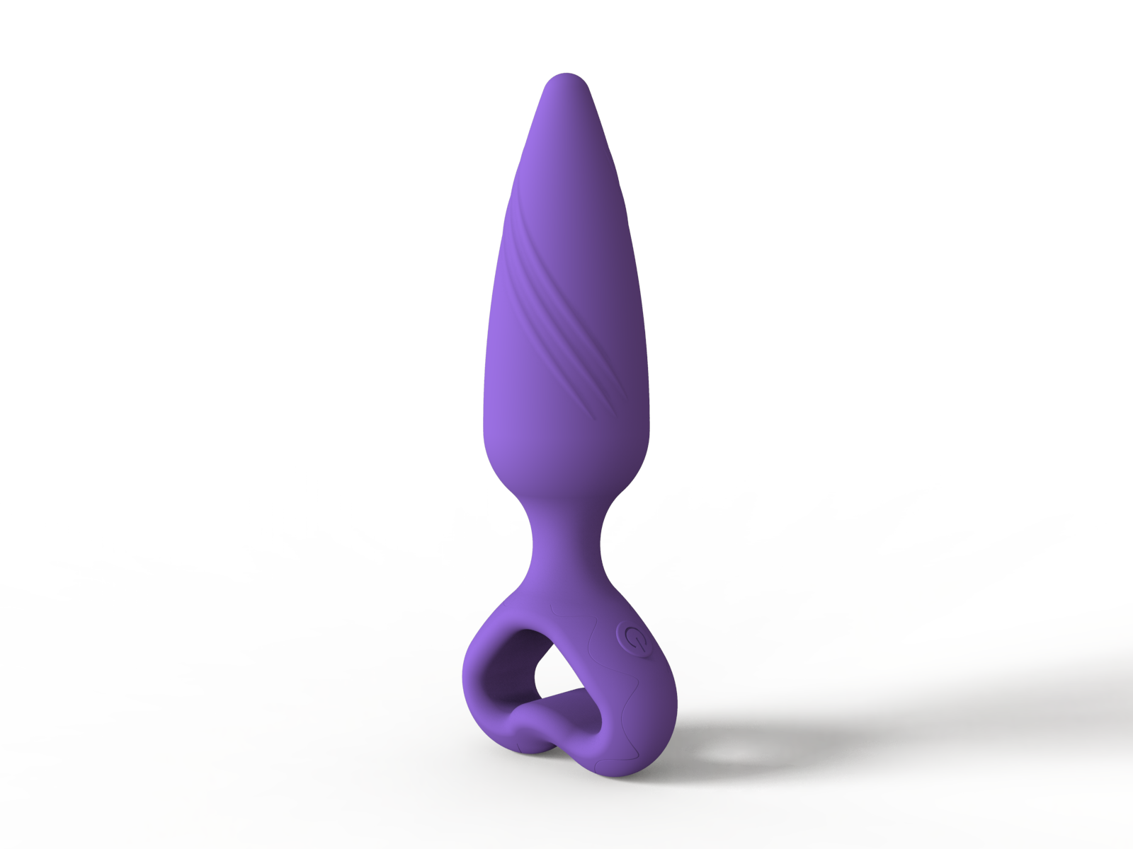 All-inclusive rubber boneless vibrator anal plug