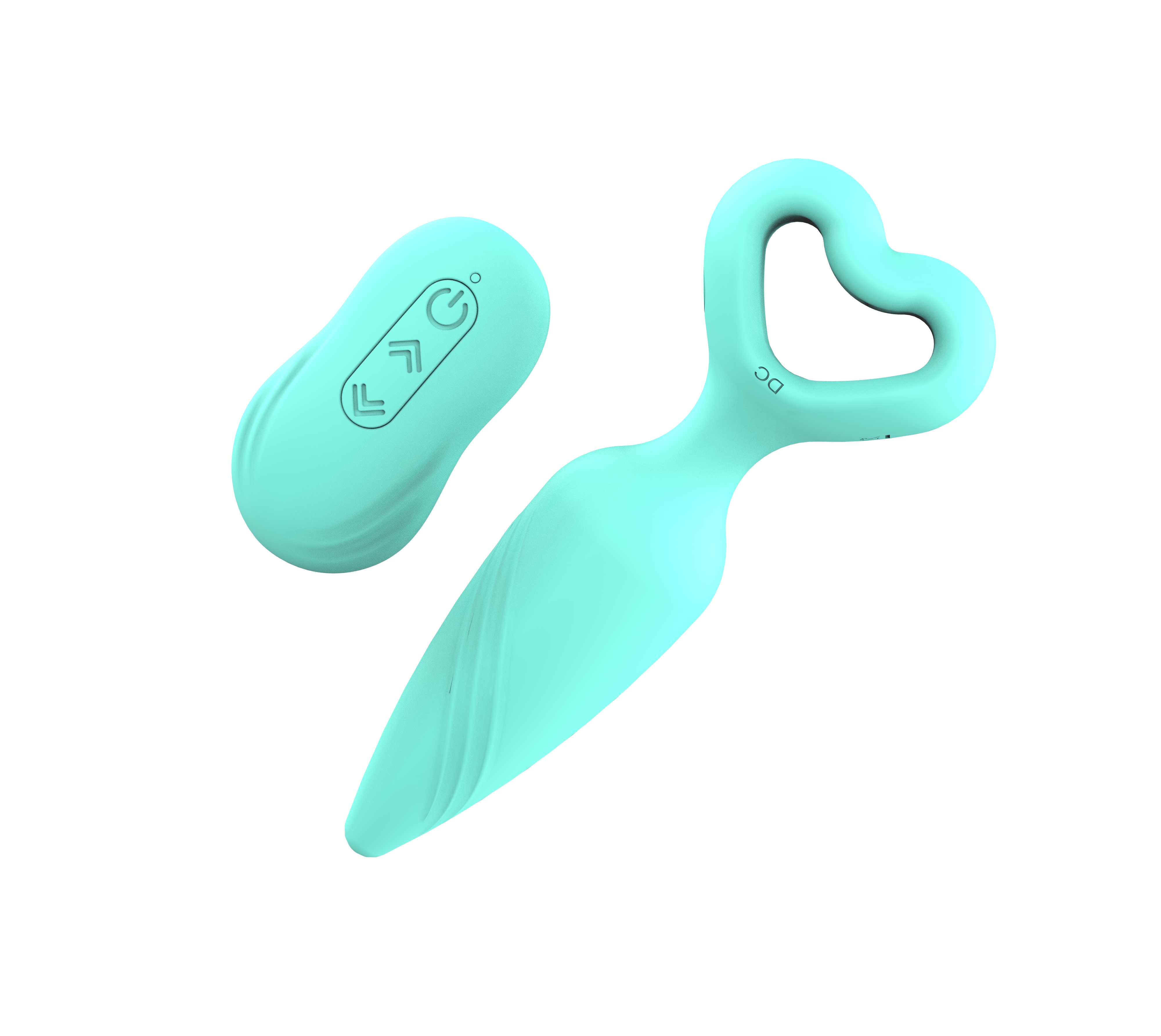 All-inclusive rubber boneless vibrator anal plug