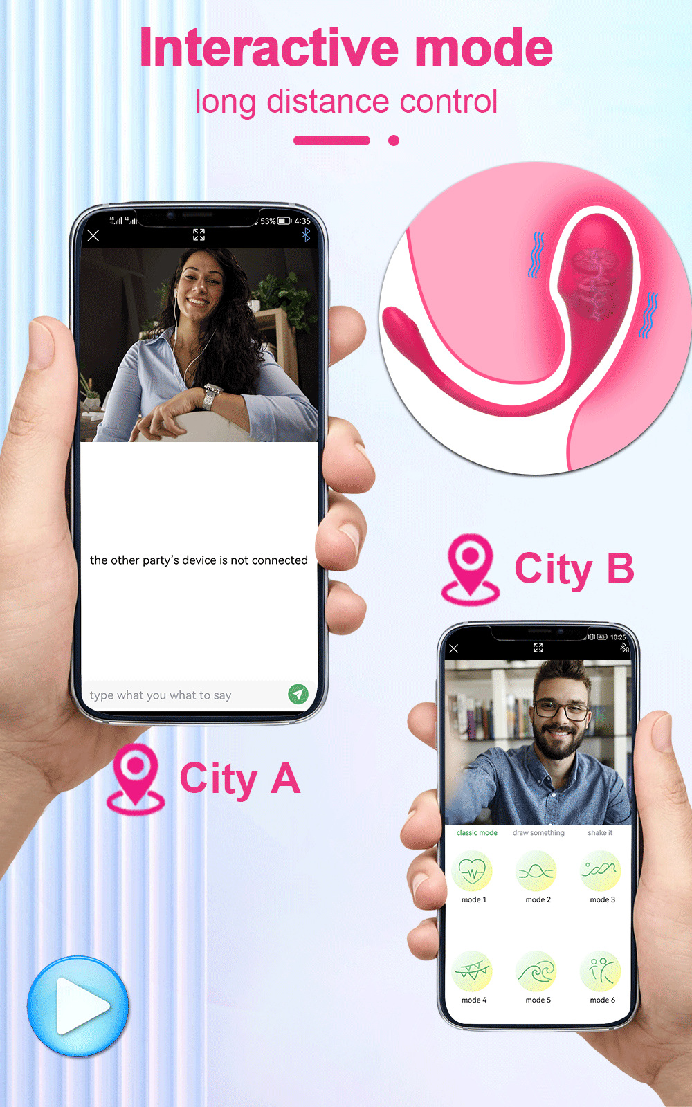 APP wireless vibrator remote control