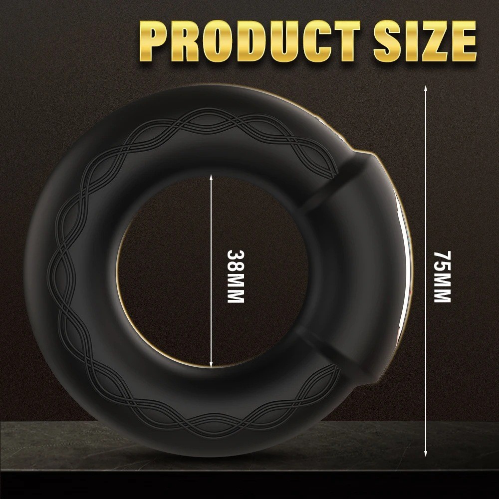 Male heated vibrating ring