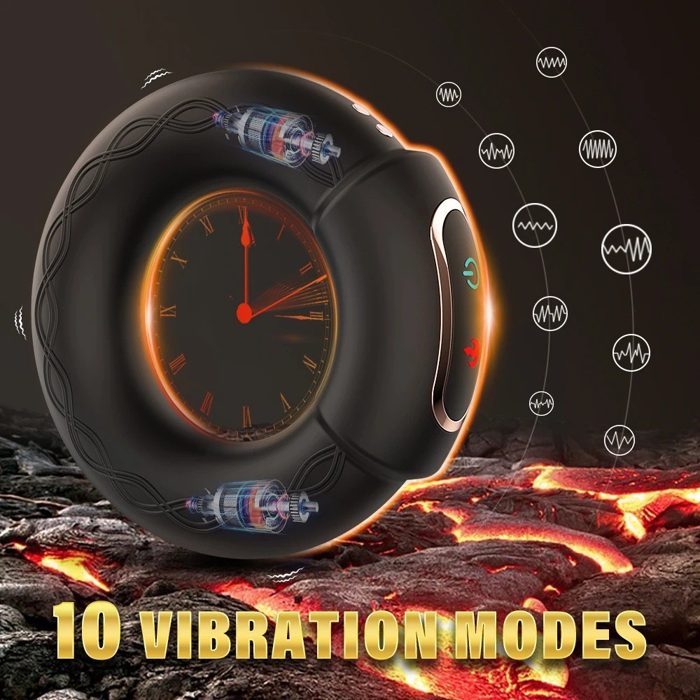Male heated vibrating ring