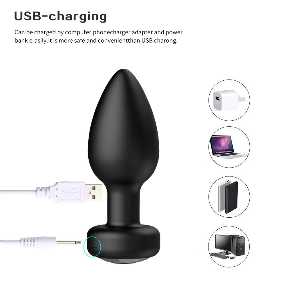 Remote-controlled anal plug