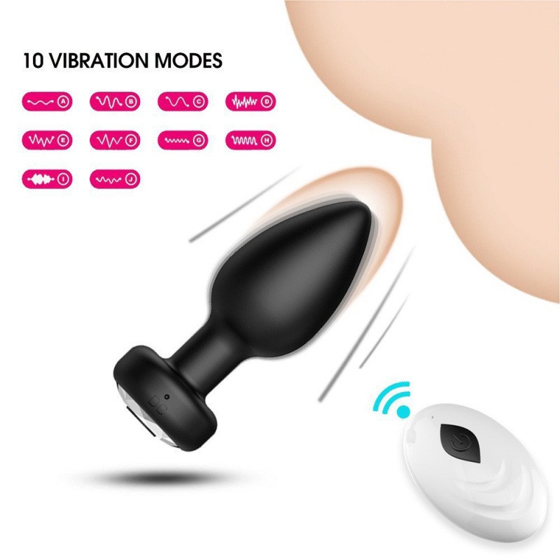 Remote-controlled anal plug