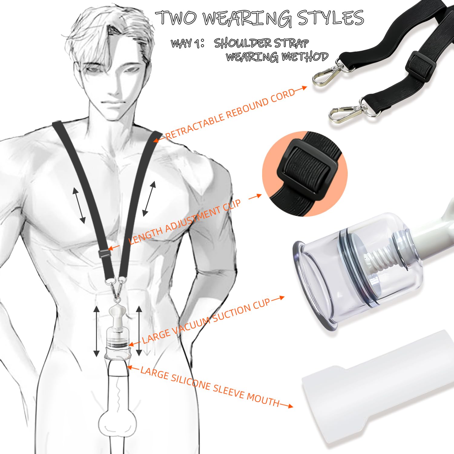 Penis Extender Stretcher Kit